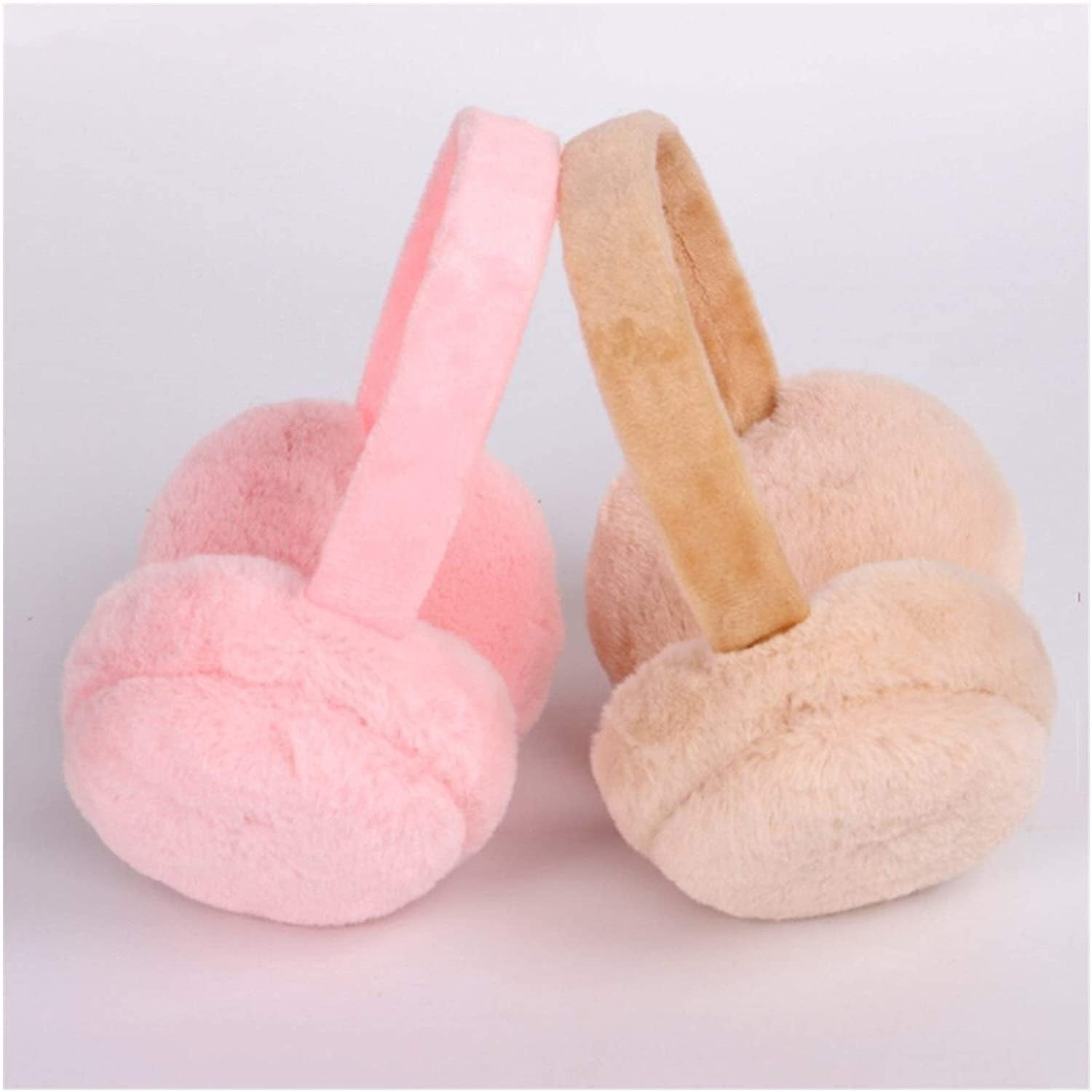Gifts for Baby Girls Vintage Plush Earmuffs Solid Soft Warm