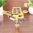 thumbnail image 4 of 1/2 Inch Garden Sprinkler Automatic Rotation Copper Spray Nozzle Connector Swing Arm Garden Irrigation System, 4 of 5