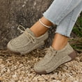 thumbnail image 2 of Wensltd Casual Flat Shoes for Women Lace-UP Comfortable Everyday Wear All Season Women Wide Width Shoes, 2 of 9