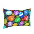 thumbnail image 2 of Balery Colorful Easter Eggs1 Bedding Queen Pillow Cases - Envelope Closure - Soft Brushed Microfiber Fabric - Shrinkage and Fade Resistant Pillow Cases-20"x30", 2 of 9