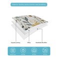 thumbnail image 5 of Watercolor Botanical Floral Full Size Down Alternative Comforter, Lightweight Comforter Quilt Bedding Set with Pillow Shams Farmhouse Garden All Seasons Bed Comforter Duvet Insert 78"x90", 5 of 7