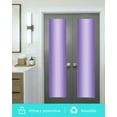 thumbnail image 5 of Window Privacy Film, Violet Ombre UV Sun Blocking Window Tint Film Heat Control One Way Blackout Window Film, Modern Abstract Gradient Color Art Non Adhesive Static Cling Window Sticker 17.7x78.7 In, 5 of 7