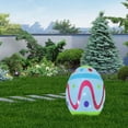 thumbnail image 4 of 6/5/4/3/2/1pcs 16 Inch Easter Eggs,Easter Inflatable Egg Large Dot Print Hanging Colorful Egg Ornament Holiday Yard Garden Porch Party Outdoor Decoration Egg Easter Decorations, Toy Eggs Boys & Girls, 4 of 5