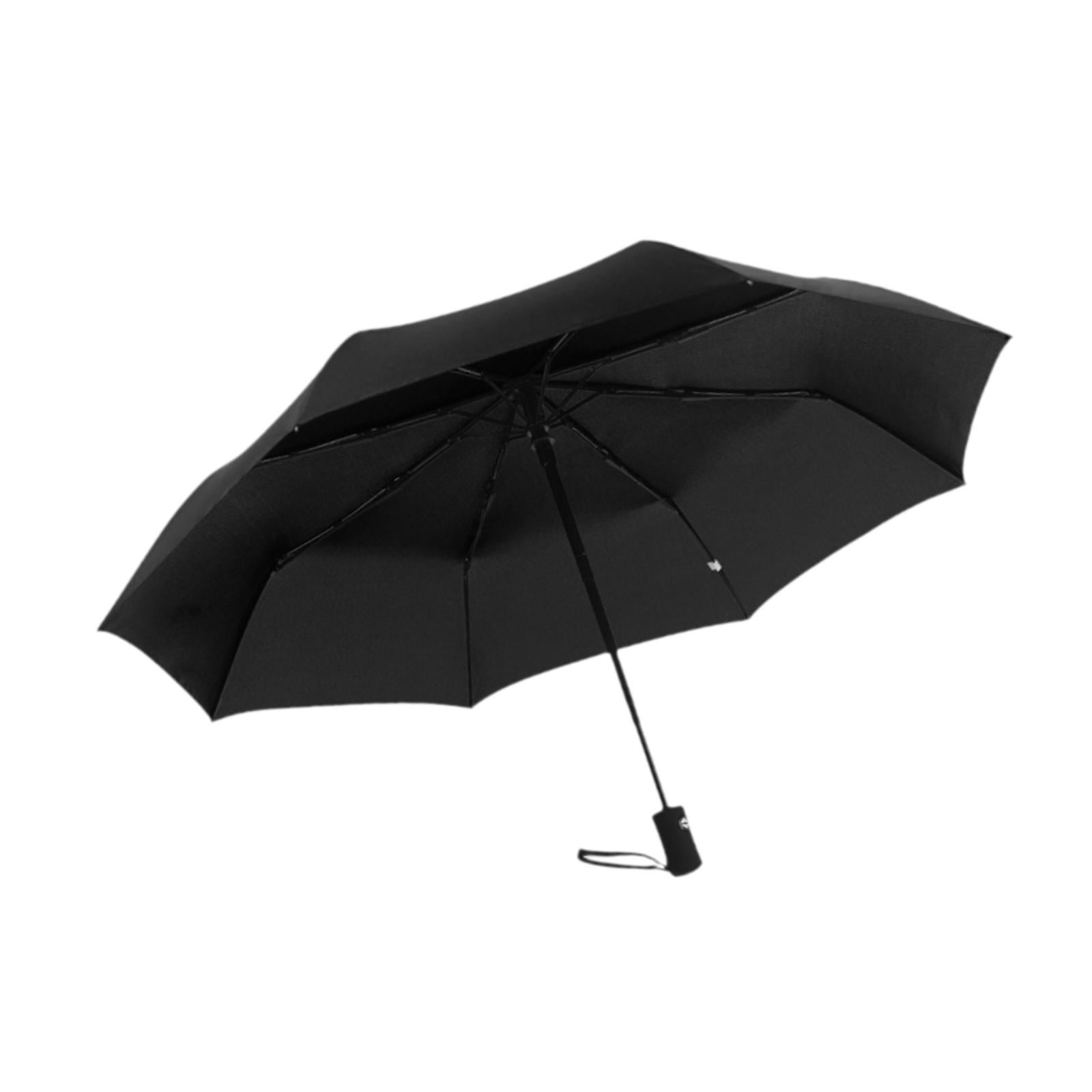 Abbraccia Rain And Sun Umbrellas, Professional Auto Open And Close Umbrella for Outdoor Camping And Travel Black