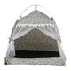 thumbnail image 2 of Casa de tienda para gatos Salvador, cojín suave, cesta, perrera, GRIS, Cama de la tienda del gato, 2 of 6