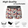thumbnail image 2 of Mens Underwear - Colorful Mushrooms (2) Breathable Stretch Boxers for Men Athletic Mens Boxer Briefs, 2 of 7