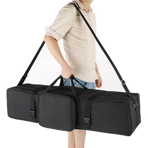 Trípode Bolsa de transporte Compacto Multifuncional con correas para los hombros Espesar Portátil para Monopod Fotografía Accesorio de estudio