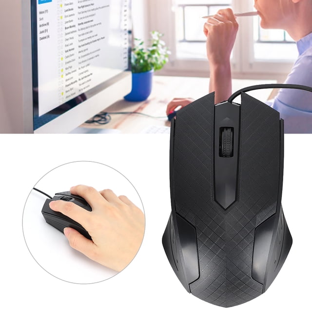 Ratón Con Cable, Ratones Para Juegos Profesionales De Alta Precisión De 2400 Ppp, Ratones ópticos De 3 Botones Para Oficina, Computadora Portátil, Computadora