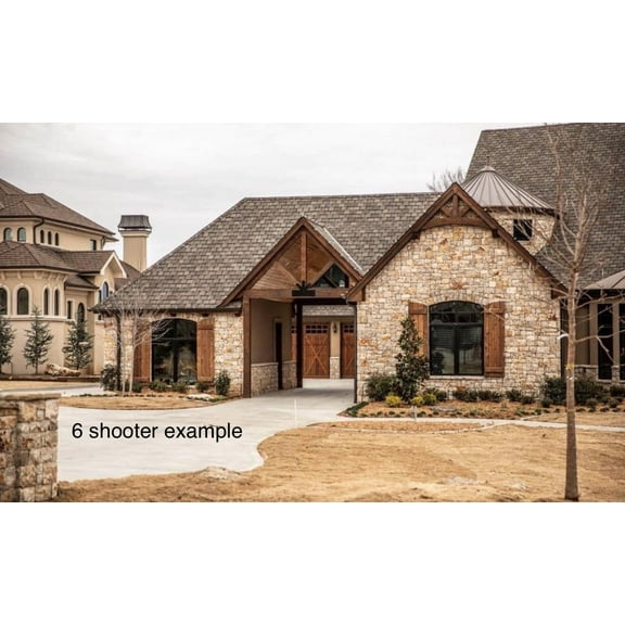 6 shooter thin stone