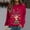 Red, variant on WILLBEST hoodies Women's Christmas Deer Head Printed Pullover Round Neck Long Sleeve Loose Shirt Comfortable Casual Top j cole hoodie