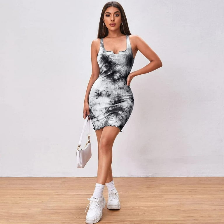 Tie dye hotsell cami dress