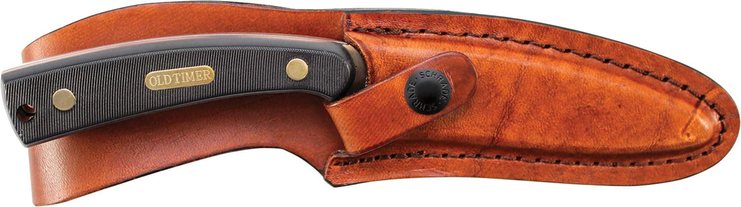 Uncle Henry Old Timer Guthook Skinner Full Tang Fixed Blade Knife