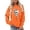 Orange, variant on Halloween Sweatshirt for Women Versatile Women's Sweatshirt for Comfort and Effortless Style Soft Knit Pullover Top for Casual Wear Light Blue S