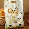 thumbnail image 4 of Bolsas de regalo con forma de animales de la jungla, 10, 20 o 50 unidades, para envolver galletas y dulces, bolsas de regalo de safari para invitados, suministros de cumpleaños para niños y baby showe, 4 of 5