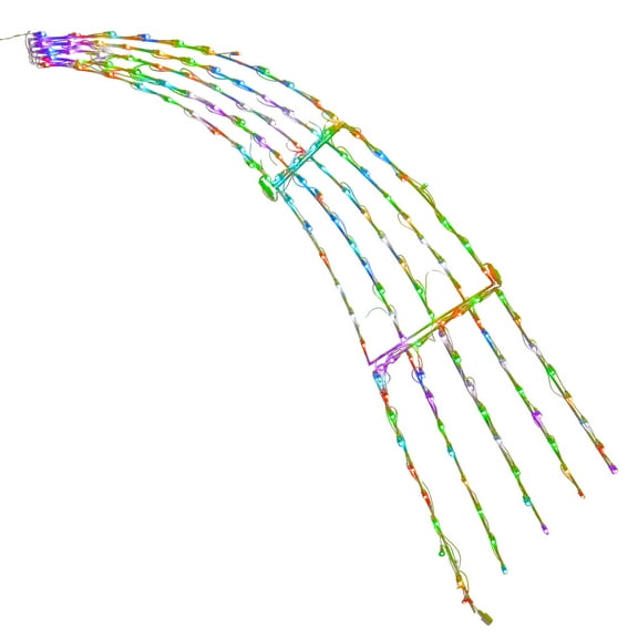 Holidynamics LED Color Changing RGBWW Outdoor Metal Frame 72in Shooting Star Trail Christmas Display