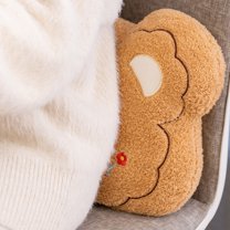 KONTONTY Bear Pillow Animal Shaped Pillow Hugging for Reading 1Pcs