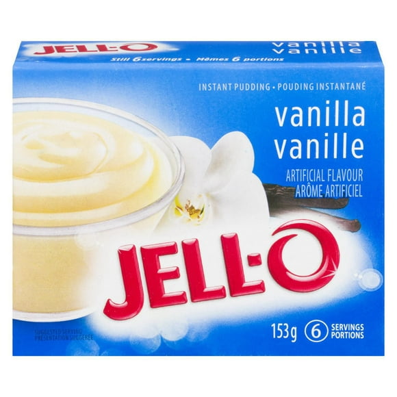 Jell-O Vanilla Instant Pudding Mix, 153g