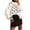 White, variant on DAFPZW Women's Hollow Out Pullover Sweater Oversized Long Sleeve Crew Neck Jumper Tops Crochet Chunky Knitted Sweater
