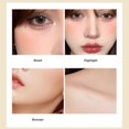 thumbnail image 5 of 2025 Latest Model 3 Colors Makeup Bronzer Highlight Palette Pressed Light Fine..., 5 of 5