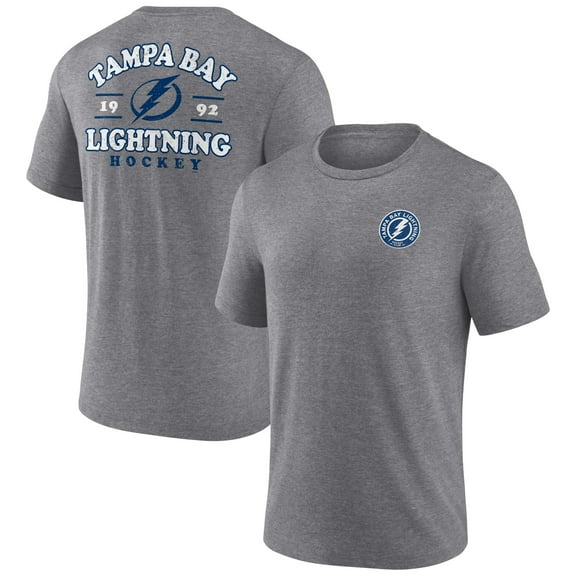 Men's Heather Gray Tampa Bay Lightning Winger Tri-Blend T-Shirt