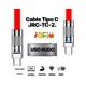 thumbnail image 2 of CABLE USB TIPO C A USB TIPO C JAPI 2M, 2 of 2