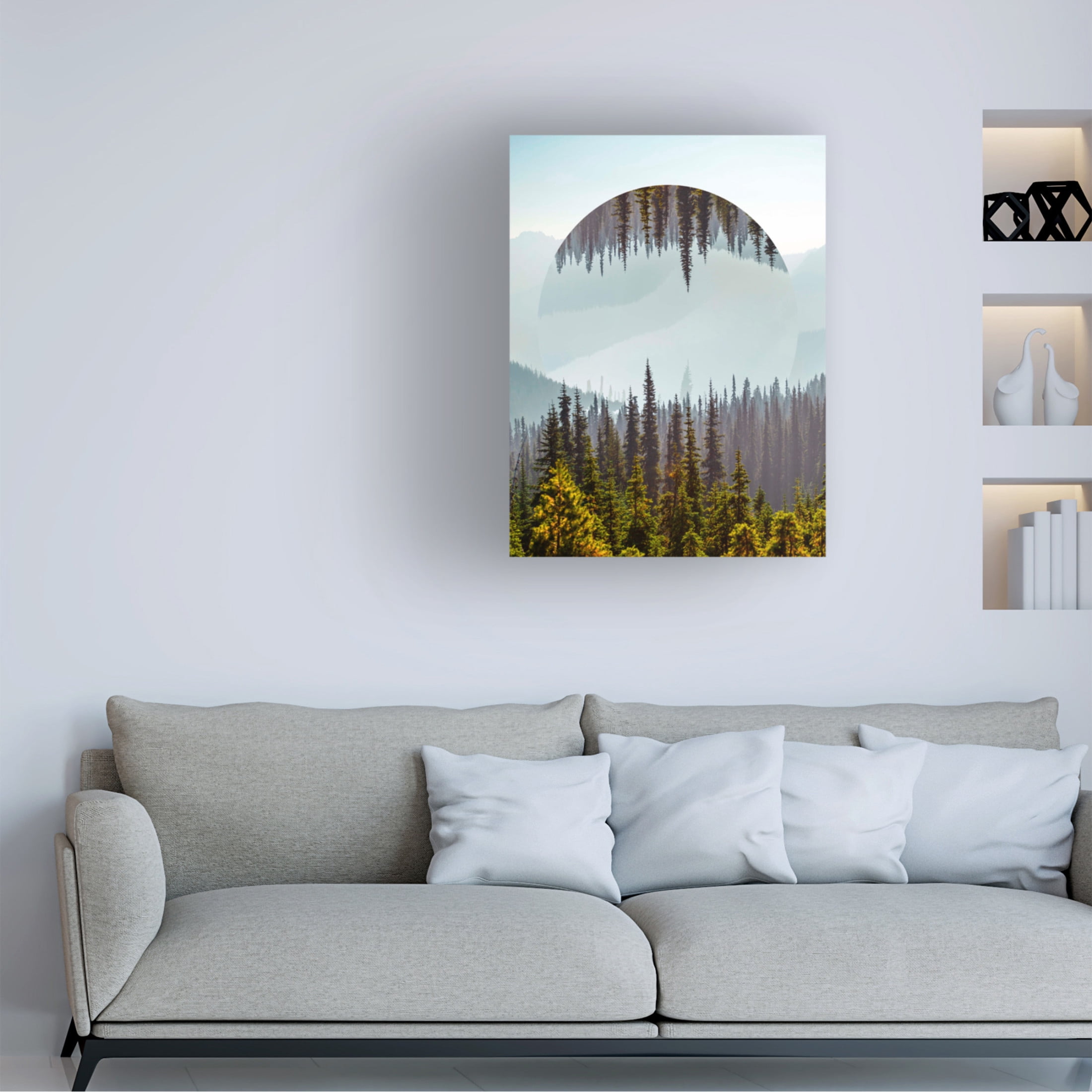Trademark Fine Art Vision Studio  Western Treetops IV Canvas Wall Art