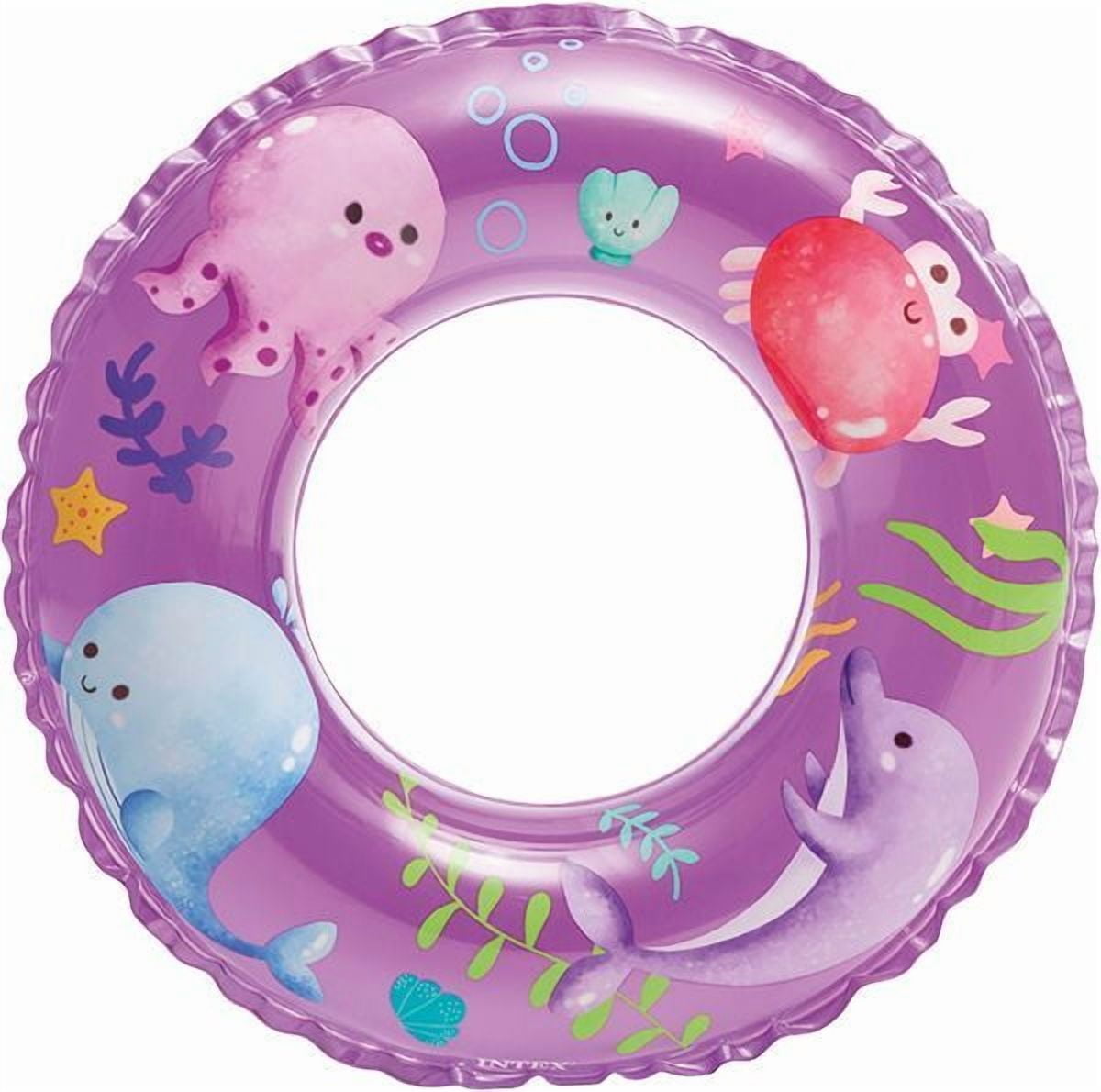 (2 pack) Intex 24" Inflatable Transparent Ring