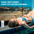 thumbnail image 2 of 100 Pcs Bandes de Test 3 en 1 pour Piscine, Spa et Bain à Remous, Bandes de Test pour le Chlore, le PH et l'Alcalinité, 2 of 11