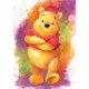 thumbnail image 1 of Taladro Diamond Painting (DB1446) 5D DIY Kit completo de punto de cruz de Winnie the Pooh (hg581) 45x60cm FLhrweasw Nuevo, 1 of 1