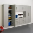 thumbnail image 2 of Prepac HangUps 3-Drawer Base Storage Cabinet in Light Grey Laminate, 2 of 17