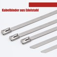 thumbnail image 4 of Metal Zip Ties, Heavy Duty 304 Stainless Steel, Perfect For Outdoor Binding And High-Temperature Environments, Self-locking Cable Ties For Multi-purpose Applications, 4 of 5