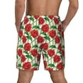thumbnail image 4 of Goofa Rose Flowers Printed Men's Swim Trunks Board Shorts Quick Dry Mens Swimming Trunks with Compression Liner,Breathable Fit Hawaii Beach Shorts-3X-Large, 4 of 9