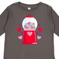 thumbnail image 4 of Inktastic Valentine's Day Gum-ball Machine Boys or Girls Long Sleeve Toddler T-Shirt, 4 of 5