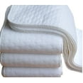 thumbnail image 3 of 20 Count 3-Ply Prefold Cloth Diapers, GIXUSIL Thickened Washable Absorbent Cotton Diaper Burp Cloths /Face towel/Sweat towel , for Babies and Toddlers /Children/ AdultsMulti-Use （White), 3 of 7