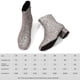 thumbnail image 2 of Mujeres Boties en El Tacón Tacón Non Slip Sequins Zapatos para Fiesta Bodas (Silver 36), 2 of 9