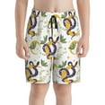 thumbnail image 2 of Cauagu Snake And Moon Print Swim Trunks for Men,Youth Boys Swim Shorts Compression Liner Beach Shorts Boys' Swimming Shorts 7-20 Years Bathing Suit-Medium, 2 of 7