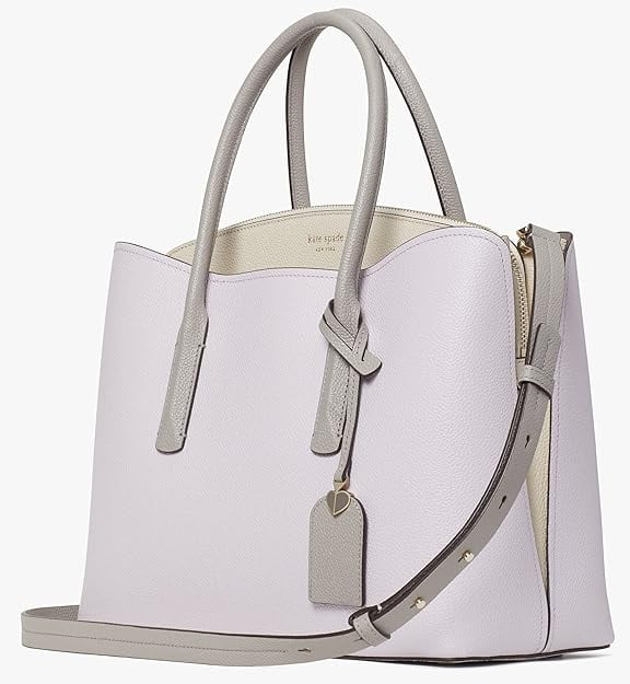 Kate Spade New York Women's Margaux Large Satchel ,Lilac Moonlight Multi