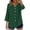 87Green206, variant on Women's Blouses Solid Color Button Down 3/4 Sleeve Open Front Cardigan Blouse Summer Lightweight Casual Longline Shirts For Everyday Wear Comfortable Top M