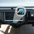 thumbnail image 4 of Hitch Cover Fits For 2-Inch Hitch,White Cat With Ice Blue Furrubber Trailer Hitch Cover Tube Plug Insert,Car Exterior Accessories, Receiver Tube Hitch Plug, 4 of 6