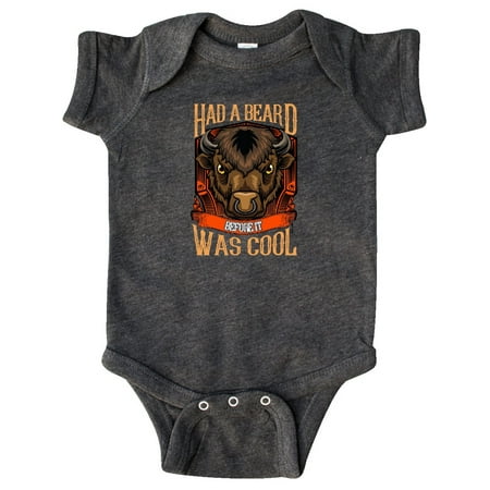 

Inktastic Buffalo Funny Beard Joke Gift Baby Boy Bodysuit