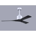 thumbnail image 7 of Nan 6-speed ceiling fan in Matte Black finish with 52” solid walnut tone wood blades, 7 of 7