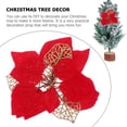 thumbnail image 3 of BEADCEST 15Pcs Decoration Flowers Tree Gold Glitter Powder for Christmas, 3 of 6