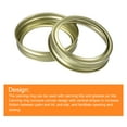 thumbnail image 4 of Uxcell Canning Jar Rings, 60 Pack - Tinplate Split-Type Mason Jar Replacement Bands Regular Mouth Leak Proof (Gold), 4 of 6