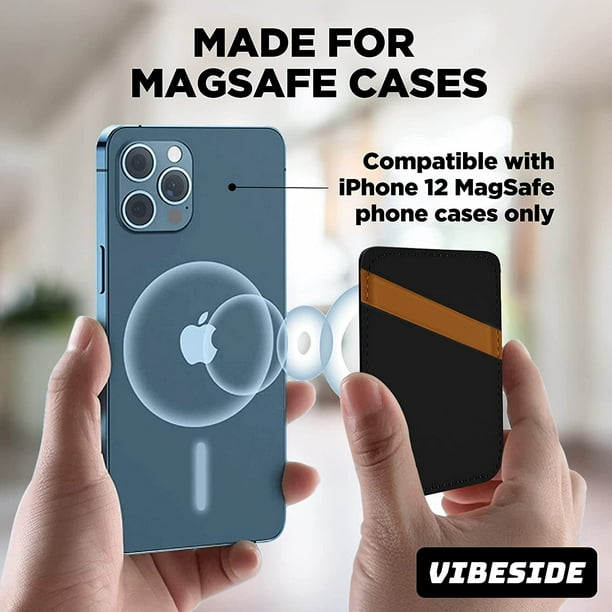 Vibeside Phone Wallet Compatible avec iPhone 12 Magsafe Wallet