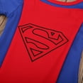 thumbnail image 5 of Gupgi Baby Boys Superman Clothes Set, Infant Short Sleeve Romper + Cloak, 5 of 5