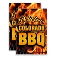 thumbnail image 1 of Colorado BBQ (24" X 36") Deluxe A-Frame Signicade, Includes 2 Removable Panels & Stand, 1 of 4