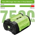 thumbnail image 6 of 2Packs 56V 7.5Ah Replacement for EGO Battery BA2800T BA2800 BA4200 BA1400 Compatible with Ego 56V Battery Power+ Cordless Tools, 6 of 12