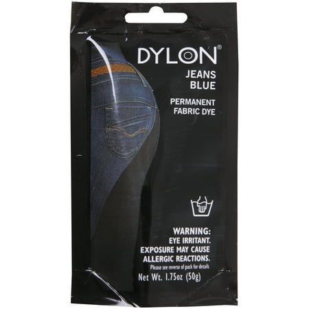 Dylon Permanent Fabric Dye 1.75oz-Jeans Blue (Best Fabric Dye For Denim)