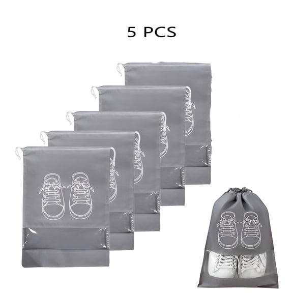 GASTROPOD Pack/10 Pack Shoe Bags for Travel, Portable Drawstring Shoe Storage Bag for Men and Women