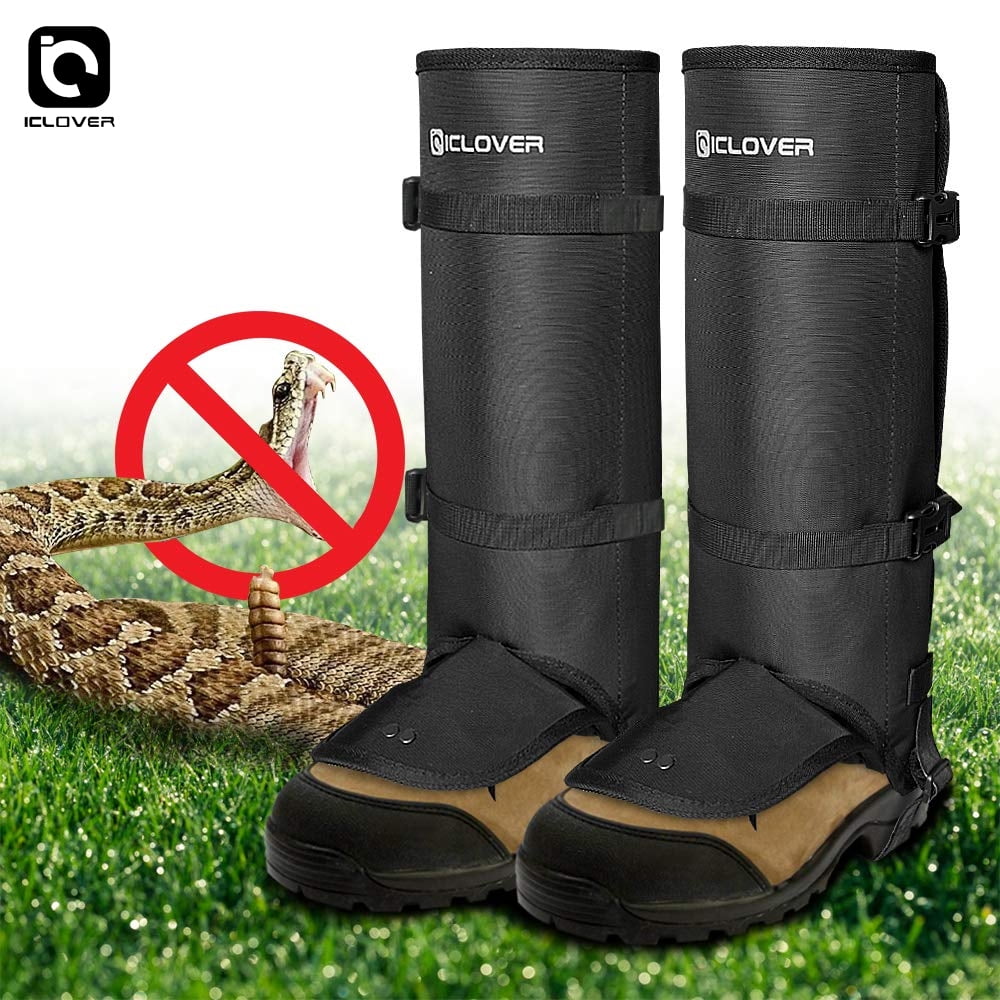 Men's Outdoor Waterproof Hiking Hunting Snow Chaps Snake Boots Gaiters 6L 